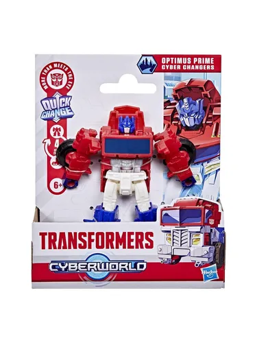 Transformers Cyberworld 4" Cyber Changer Optimus Prime Classic