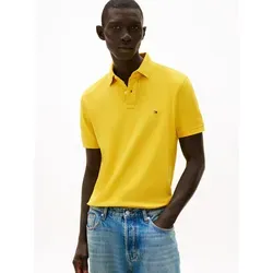 Tommy Hilfiger Herren 1985 Regular Polo Mw0Mw17770, Gelb, L - Authentisches Tommy Hilfiger Polo-Shirt in Gelb, nachhaltig produziert und ideal für lässige Outfits.