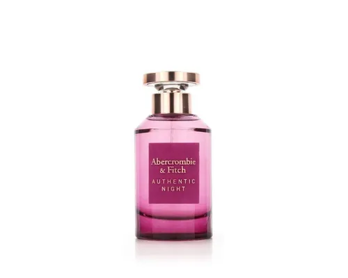 Abercrombie & Fitch Eau de Parfum Authentic Night Woman - Blumiger Chypre-Duft für Damen, der Eleganz und Selbstbewusstsein ausstrahlt. Ideal für besondere Anlässe, unterstreicht er die feminine Ausstrahlung und schafft eine romantische Atmosphäre.