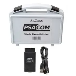 PSA-COM OBD-Scanner für Peugeot und Citroën - Professionelles Diagnosesystem zur Fahrzeuganalyse, kompatibel mit vielen Herstellern. Unterstützt eine Vielzahl von Steuergeräten und ermöglicht präzise Fehlerdiagnosen.