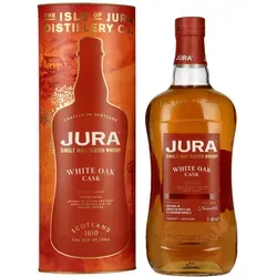 Jura White Oak Cask Single Malt Scotch Whisky 40% Vol. 1l in Geschenkbox - Erleben Sie den Jura White Oak Cask Single Malt Whisky 40% Vol. 1 l in einer eleganten Geschenkbox. Harmonisch und geschmackvoll, ideal für Genießer und als Geschenk.