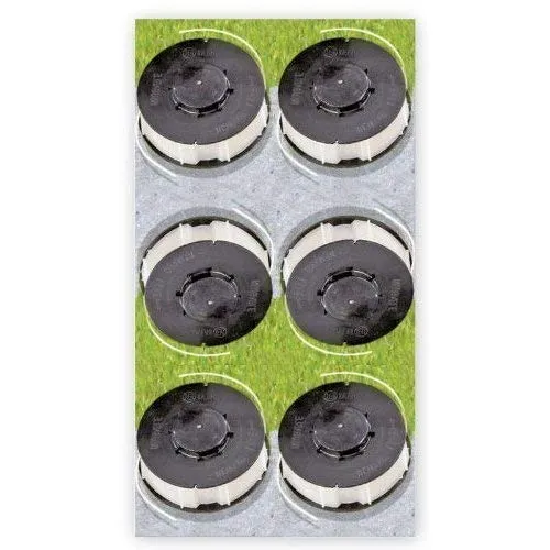 Gardenline 6 x Ersatzfadenspule Trimmer ALDI - Rasentrimmerspulen für ALDI Gardenline Elektro-Rasentrimmer, höchste Qualität zu einem erschwinglichen Preis, ideal für zuverlässige und effiziente Gartenpflege.