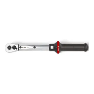 STIER Drehmomentschlüssel 1/2 Zoll, 10-50 Nm - Drehmomentschlüssel mit hoher Auslösegenauigkeit von ± 3 % und Mikrometerskala für präzise Einstellungen, ideal für professionelle Anwendungen in Industrie und Automotive.