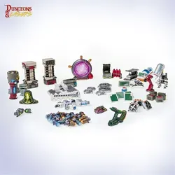 Archon Studio Dungeons and Lasers - Sci-Fi Customization Bits - Miniaturenspiele und Rollenspiele, ideal zum Erstellen individueller Sci-Fi-Innenräume mit einzigartigen Anpassungsbits.