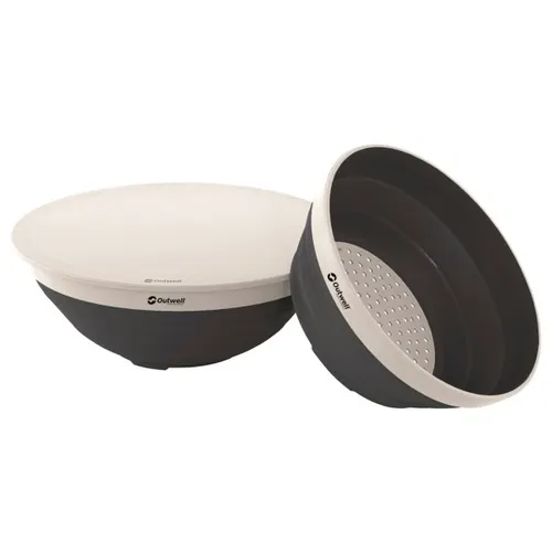 Outwell Collaps Bowl & Colander - Praktisches Campinggeschirr - Kochutensilien für Camping, faltbar und platzsparend, ideal für unterwegs.