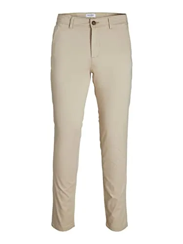 JACK & JONES Jpstmarco Jjbowie Chino Hose, Oxford Tan, 29W/30L - Wanderhosen mit Stretchanteil für optimale Bewegungsfreiheit, aus hochwertiger Baumwollmischung für Komfort und Langlebigkeit.