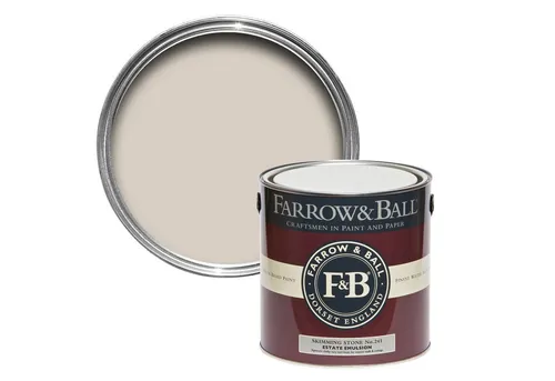 Farrow & Ball Modern Emulsion - Skimming 2,5 Liter Wandfarbe - Hochwertige Wandfarbe mit 7% Glanz für ein modernes Ambiente. Ideal für kreative Projekte und vielseitige Anwendungen in Ihrem Zuhause.
