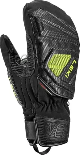 LEKI WCR C-tech 3D Mitten black-ice lemon 8.5 - Skihandschuh Fäustlinge für Herren & Unisex, bietet hervorragenden Schutz durch Ceramic Enforced EVA Pads und das innovative Trigger System für optimale Kontrolle beim Skifahren.