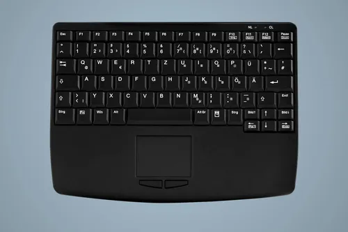 Active Key AK-4450-GUVS Tastatur USB Deutsch Schwarz - Ergonomische USB-Tastatur für komfortables Tippen, ideal für Büro und Home Office.
