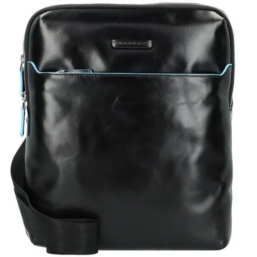Piquadro Brief Umhängetasche Leder 26 cm - Herren-Schultertasche aus hochwertigem Leder, erweiterbar und ideal für Büro und Freizeit, aus der eleganten Blue Square-Kollektion.