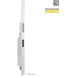 Effeff MEDIATOR Lineartüröffner 65 - Motorbetriebener Türöffner für Rohrrahmen- und Vollblattschlösser, robust mit 6000 N Aufbruchfestigkeit und geeignet für Temperaturen von -20°C bis +60°C.