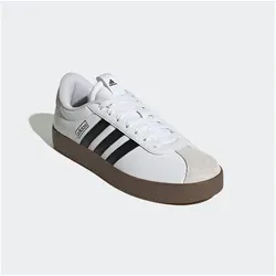 Adidas VL Court 3.0 - Weißer Sneaker mit Komfort - Sneaker aus hochwertigem Wildleder, stilvoll und bequem mit dämpfender Zwischensohle für optimalen Tragekomfort. Ideal für Alltag und Freizeit.