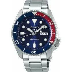 Seiko SRPD53K1 Herrenuhr - Stylische Armbanduhr für Herren mit 42 mm Durchmesser, Edelstahlarmband und blauer Krone – perfekt für modebewusste Männer.