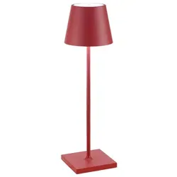 Zafferano Poldina Pro LED-Tischlampe - Schreibtischlampe mit kabellosem Design, Touch-Dimmer und IP65 Schutz für drinnen und draußen – ideal für stilvolle Akzente überall.