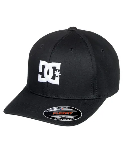 DC Shoes Cap Star - Flexfit®-Kappe für Kinder Schwarz - Flex Caps mit integriertem X-Fit-Flexfit-Elastanband für perfekten Sitz und Komfort, ideal für aktive Kinder.