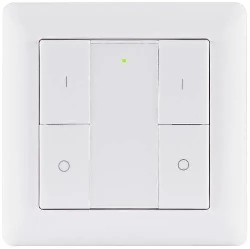 Paulmann 50134 Smart Home Zigbee Wandschalter - Smart Home Wandschalter für die einfache Steuerung von Zigbee Geräten, kompatibel mit Echo Smart Speakern und ideal für individuelle Lichtgruppen.