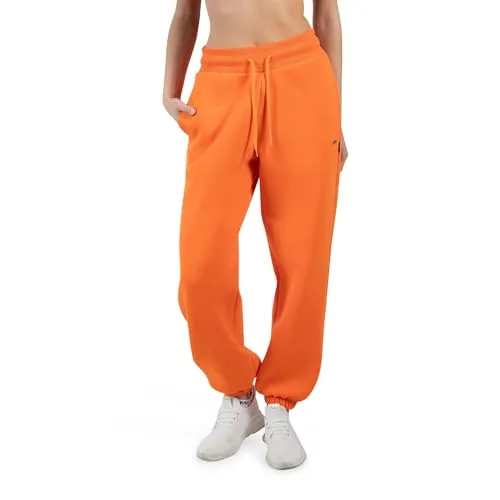 Smilodox Jogginghose Laurena - Orange, Regular Fit - Bequeme Sweathose mit Kordelzug, ideal für Sport und Alltag. Hergestellt aus angenehmem Material, perfekt für aktive Tage.