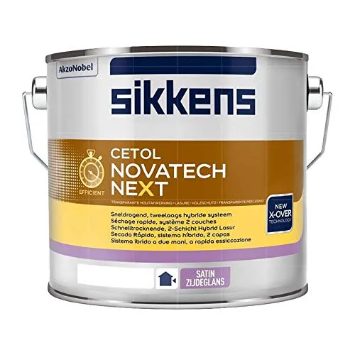 SIKKENS CETOL NOVATECH NEXT - 1 LTR (085 TEAK) - Lacke, hochwertige Holzschutzlasur für langlebige und wetterfeste Oberflächen in edlem Teak-Finish.