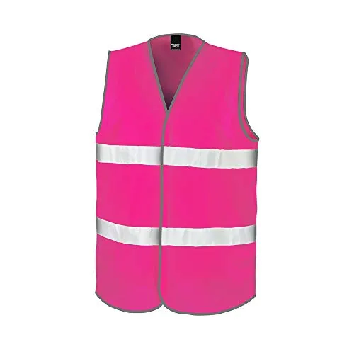Safe-Guard Westen Warnweste Rosa Fluorescent Pink S/M