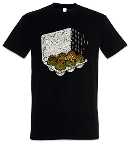Urban Backwoods Alien Eggs Herren T-Shirt Schwarz Größe L