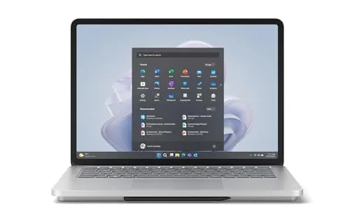 Microsoft Surface Laptop Studio 2 - 14,4 Zoll, 512 GB, i7, 16 GB, NVIDIA, beeindruckendes Design mit 120 Hz Bildwiederholrate und Dolby Vision für brillante Farben und Details