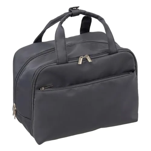 5five Kosmetiktasche Vanity Grau - Elegante Reisetasche in Grau, ideal für die stilvolle Aufbewahrung von Kosmetik und Pflegeprodukten auf Reisen.