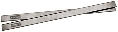 Scheppach HSS-Hobelmesser-Satz | 258 x 22 x 2 mm / 2 Stück/passend zu Abricht- und DIckenhobel HMS1080