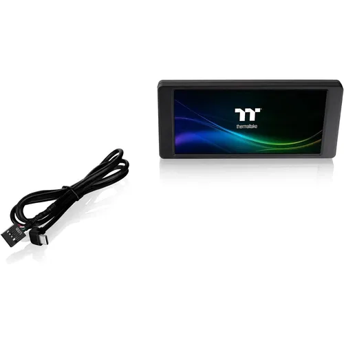 Thermaltake LCD Screen Kit Black (AC-079-OO1NAN-A1) - Midi-Tower Zubehör mit hochauflösendem LCD-Display für individuelle Systemüberwachung und anpassbare optische Effekte.