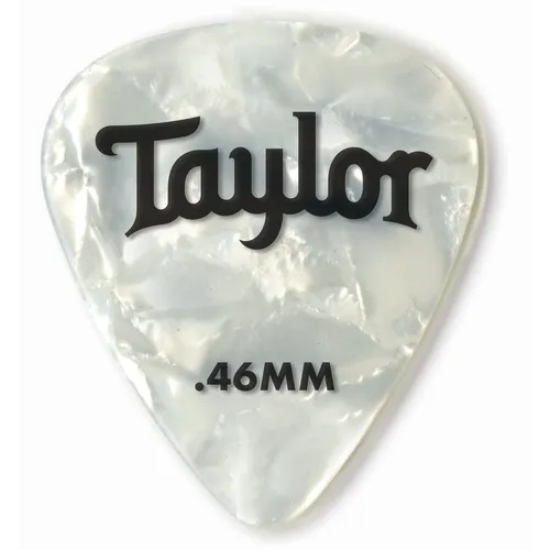 Taylor Celluloid 351 Picks 0.46 White Pearl 12-Pack