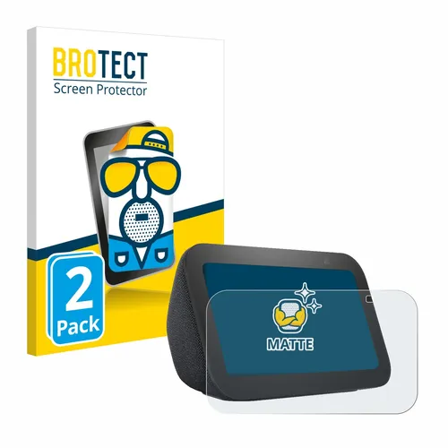 2x Schutzfolie Matt für Amazon Echo Show 5 (3. Gen.) Displayschutz