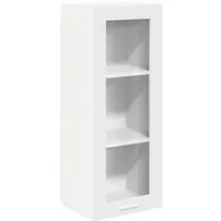 vidaXL Hängeschrank Riga Weiß 40 x 31 x 100 cm - Moderner Hängeschrank aus hochwertigem Holzwerkstoff, ideal für alle Küchenstile. Bietet großzügigen Stauraum und ist pflegeleicht – einfach abwischen für einen stets sauberen Look.
