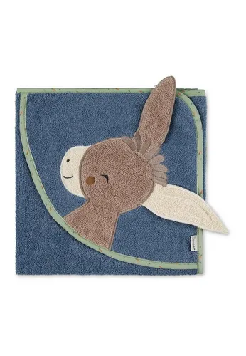 Sterntaler® Badetuch Emmilius - Flauschiges Kapuzenhandtuch für Kinder - Badetuch aus 100 % Baumwolle, ideal für Kinder ab Geburt, mit liebevoller Esel-Applikation und in nachhaltigem Design, perfekt für das Baden und nach dem Schwimmen.
