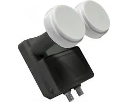 Inverto Monoblock Twin Black Pro LNB 6° IDLB-TWNM21-MN006-8PP - Hochwertiger LNB für den Empfang von Satellitensignalen, ideal für den Einsatz mit Twin-Receivern. Bietet eine zuverlässige Signalqualität und einfache Installation.