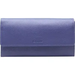 Esquire Leder Geldbörse Peru Ladies Purse Night Blue - Hochwertige Esquire Geldbörse aus Leder in Night Blue mit 21 Fächern. Mit RFID-Blocker für sicheren Datenschutz und idealer Fächeraufteilung für Ihre Finanzen.