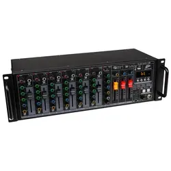 JB Systems Liverack-10 Mischpult - Professionelles Mischpult mit 10 Eingängen, integriertem Bluetooth-Empfänger und USB-Anschluss, ideal für Live-Events und Studioanwendungen.