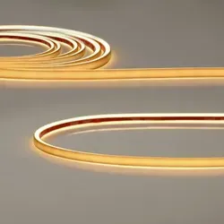 ISOLED NEON940 MiniCut MiniAmp Flexband 24V DC 7W IP20 1,2m - Flexibles LED-Flexband mit 7W/m und warmweißem Licht (4000K) für homogene Lichtlinien. Ideal für Küchen, Möbelbau und Dekoration. Kompakt mit 5mm Breite und 5mm Höhe, perfekt für vielseitige Anwendungen.