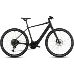 Cube Editor Hybrid Pro 400X coal ́n ́prism 2026 - RH 62 cm - Stylishes E-Trekking-Bike mit leichtem Bosch Antrieb und 400 Wh Akku. Ideal für Stadtfahrten, ausgestattet mit hydraulischen Shimano Scheibenbremsen und griffigen Continental Reifen für sicheres Fahren.