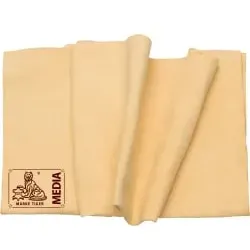 LEWI 15011 Fensterleder Media Fellform 77x54 cm - Hochwertiges Chamois-Fensterleder für streifenfreie Reinigung von Glas, Fenstern und Spiegeln, ideal für ein glänzendes Zuhause.