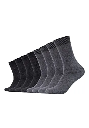 s.Oliver Unisex Socken 8er Pack - Formbeständig & Langlebig - Bequeme und formbeständige Socken für Herren und Damen im 8er Pack. Hergestellt aus pflegeleichtem Baumwoll-Materialmix, ideal für den täglichen Gebrauch und gehen mittelhoch bis zur Wade.