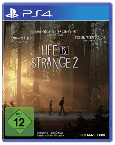 Life is Strange 2 PS4 - Erlebe alle Jahreszeiten und das Bonusspiel 'Die großartigen Abenteuer des Captain Spirit'. Enthält Arcadia Bay-Patches zur Anpassung des In-Game-Rucksacks von Sean.