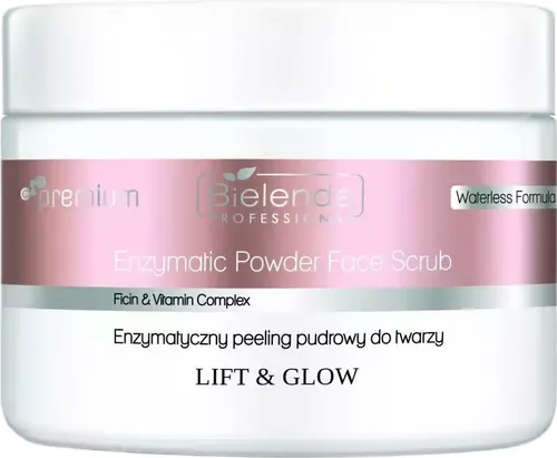 Bielenda Professional Lift & Glow Enzymatic Powder Face Scrub 100g