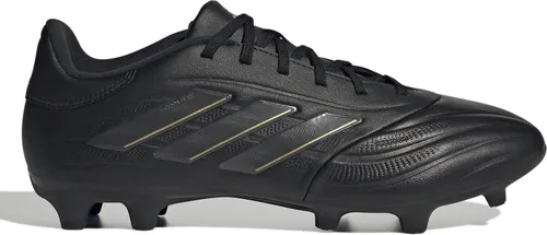 adidas COPA Pure II League Fußballschuhe, Core Black/Carbon/Gold Metallic, 40 2/3 EU - Hochwertige Fußballschuhe für festen Boden, mit Synthetik-Obermaterial und Leder-Vorfuß für optimalen Komfort und Ballkontrolle.