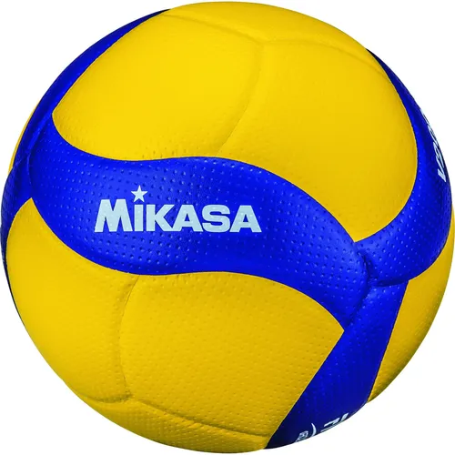 Mikasa V200W Volleyball - Offizieller Spielball der FIVB, ideal für Wettkämpfe. Mit innovativer Double-Dimple-Technologie für optimale Kontrolle und Sichtbarkeit.