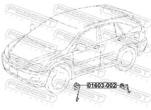Sensor für die Leuchtweitenregulierung 01603-002 FEBEST - Zuverlässiger Sensor für die Leuchtweitenregulierung, passend für zahlreiche Mazda- und Toyota-Modelle, optimiert die Sicht bei Nachtfahrten.