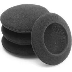 Ersatz Ohrpolster Schaum Ohrkissen 50mm Schwarz - 4 x komfortable Schaumstoff-Ohrpolster für Kopfhörer. Sie bieten ein angenehmes Tragegefühl und sind ideal für längere Hörsessions. Durchmesser: 50mm, Farbe: Schwarz.