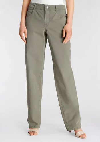 MAC Bequeme Jeans Gracia - feminine fit in light khaki - Feminine fit Jeans aus 98% Baumwolle, elastisch und knöchellang für optimalen Komfort. Ideal für einen stylishen Look in jeder Situation.