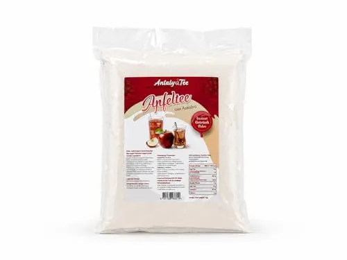 Türkischer Apfeltee Instant Tee 1 kg – Lösliches Pulver bekannt aus der Türkei – Für Heiß- & Kaltgetränke – Fruchtiges Instantgetränk