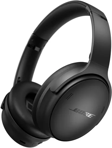 Bose QuietComfort - Kabellose Kopfhörer mit aktiver Geräuschunterdrückung, 24h Akkulaufzeit, Aware-Modus und integrierten Sprachassistenten in elegantem Schwarz