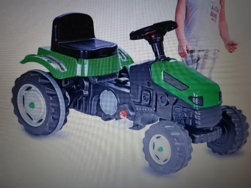 Jamara Trettraktor Power Drag grün - Spielzeug für Kleinkinder - Tretfahrzeug für Kleinkinder, robust und ideal für draußen, fördert die motorischen Fähigkeiten und sorgt für viel Spaß beim Spielen.