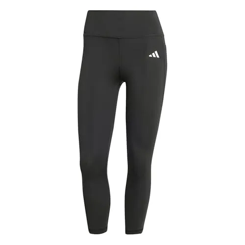 ADIDAS Damen Tight Optime Essentials Stash - Fitnesshosen für vielseitige Workouts – mit AEROREADY-Technologie für trockenen Komfort und einer praktischen Innentasche. Hergestellt aus 70% recycelten Materialien für nachhaltigen Sport.